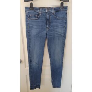 Womens Veronica Beard Medium Wash Skinny Jeans